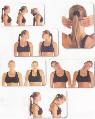 The exercises for the neck