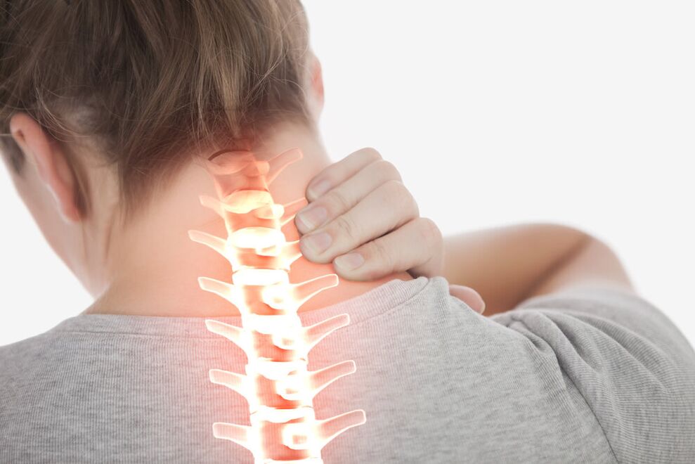 neck pain with osteochondrosis